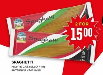 Willys Spaghetti erbjuda