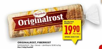 Willys Originalrost, fiberrost erbjuda