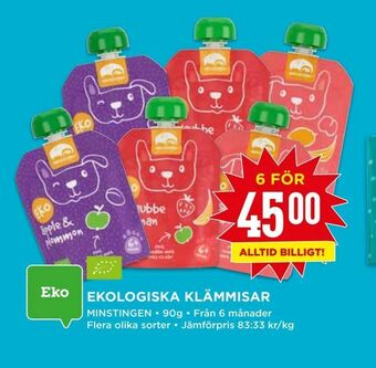 Willys Ekologiska klämmisar erbjuda