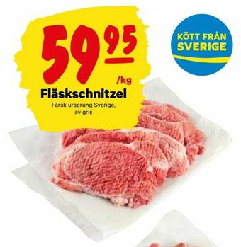 City Gross Fläskschnitzel erbjuda