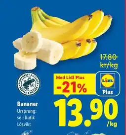Lidl Bananer erbjuda