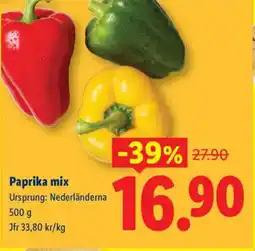 Lidl Paprika mix erbjuda