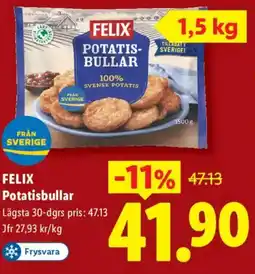 Lidl FELIX Potatisbullar erbjuda