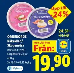 Lidl ÖRNEBORGS Räksallad/ Skagenröra erbjuda