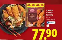 Lidl VITASIA Panerad kyckling erbjuda