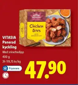 Lidl VITASIA Panerad kyckling erbjuda