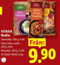 Lidl VITASIA Nudlar erbjuda