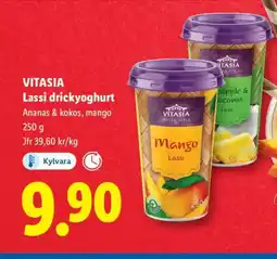 Lidl VITASIA Lassi drickyoghurt erbjuda