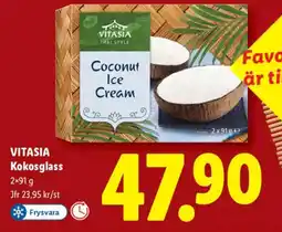 Lidl VITASIA Kokosglass erbjuda