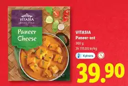 Lidl VITASIA Paneer-ost erbjuda