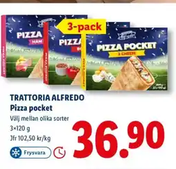 Lidl TRATTORIA ALFREDO Pizza pocket erbjuda