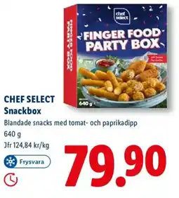Lidl CHEF SELECT Snackbox erbjuda