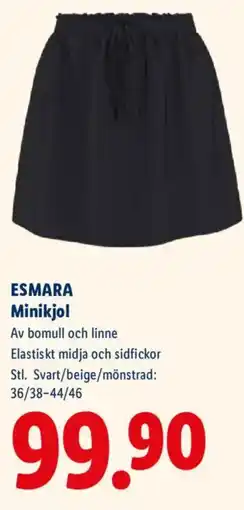 Lidl ESMARA Minikjol erbjuda