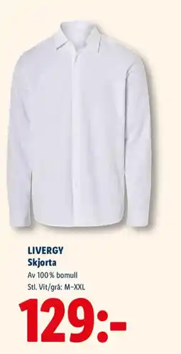 Lidl LIVERGY Skjorta erbjuda