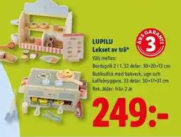 Lidl LUPILU Lekset av trä erbjuda