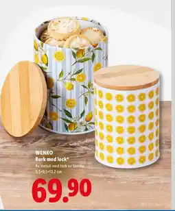 Lidl WENKO Burk med lock erbjuda