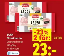 Lidl SCAN Skivat bacon erbjuda