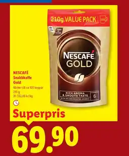 Lidl NESCAFÉ Snabbkaffe Gold erbjuda