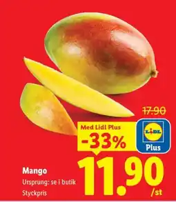 Lidl Mango erbjuda