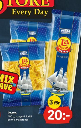 DollarStore Pasta erbjuda