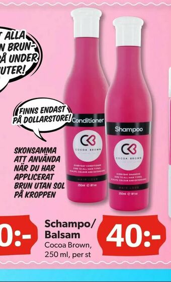 DollarStore Schampo/ Balsam erbjuda