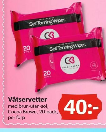 DollarStore Våtservetter erbjuda