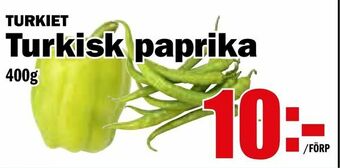 Matdax Turkisk paprika erbjuda