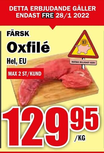 Matdax Oxfilé erbjuda