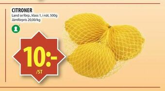 Matvärlden Tensta Citroner erbjuda