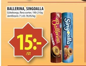Matvärlden Tensta Ballerina, singoalla erbjuda