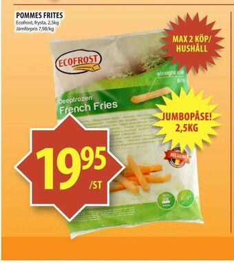 Matvärlden Tensta Pommes frites erbjuda
