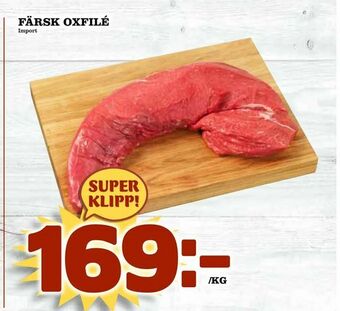 Nya Pulsen Färsk oxfilé erbjuda