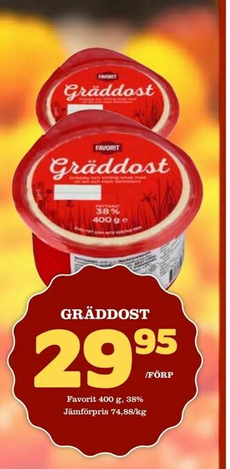 Nya Pulsen Gräddost erbjuda