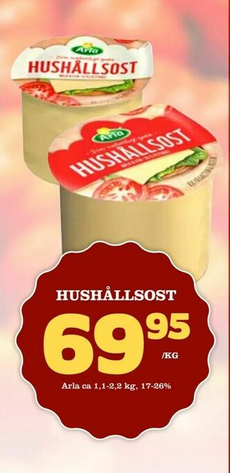 Supergrossen Hushållsost erbjuda