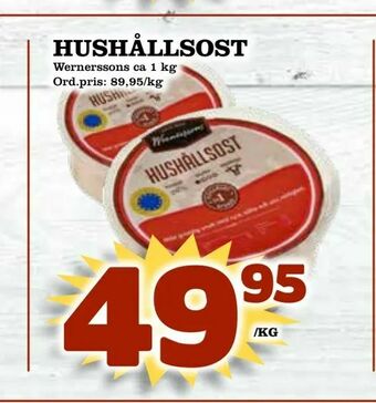 Supergrossen Hushållsost erbjuda
