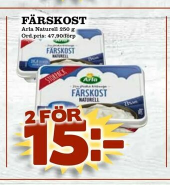 Supergrossen Färskost erbjuda