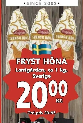 Fryst höna