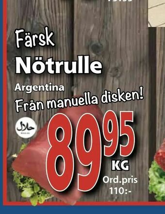 Supergrossen Nötrulle erbjuda