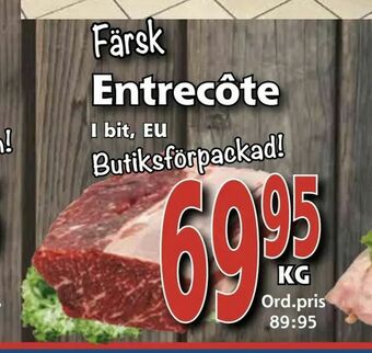 Supergrossen Entrecôte erbjuda