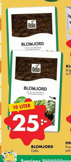 ÖoB Blomjord erbjuda