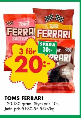 ÖoB Toms ferrari erbjuda