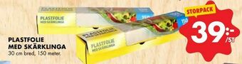 ÖoB Plastfolie med skärklinga erbjuda