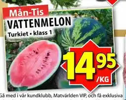 Matvärlden Tensta VATTENMELON erbjuda