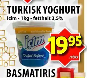 Matvärlden Tensta TURKISK YOGHURT erbjuda