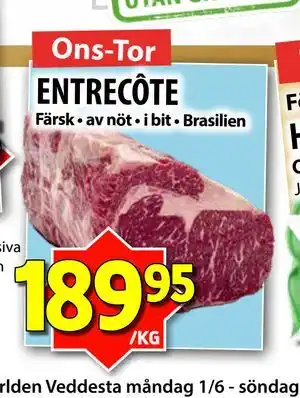 Matvärlden Tensta ENTRECÔTE erbjuda