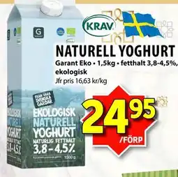 Matvärlden Tensta NATURELL YOGHURT erbjuda