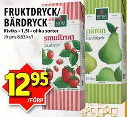 Matvärlden Tensta FRUKTDRYCK/ BÄRDRYCK erbjuda