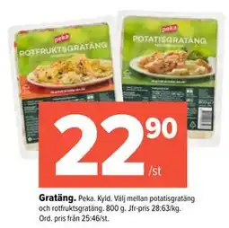 Coop Extra Gratäng erbjuda