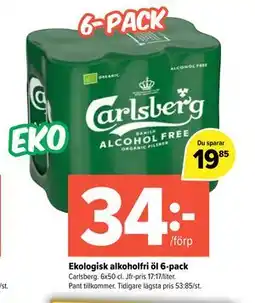 Coop Extra Ekologisk alkoholfri öl 6-pack erbjuda