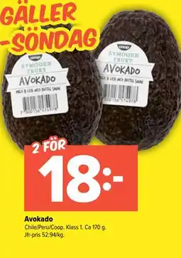Coop Extra Avokado erbjuda
